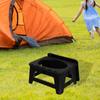 Camping Toilet Solution, Foldable Outdoor Toilet, Multifunctional Storage Unit