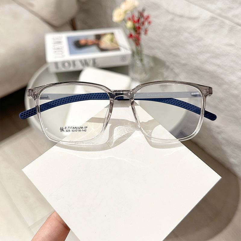 

Очки Danyang 325 Сверхлегкая оправа из чистого титана TR90 в стиле ретро, квадратной формы, для очков по рецепту