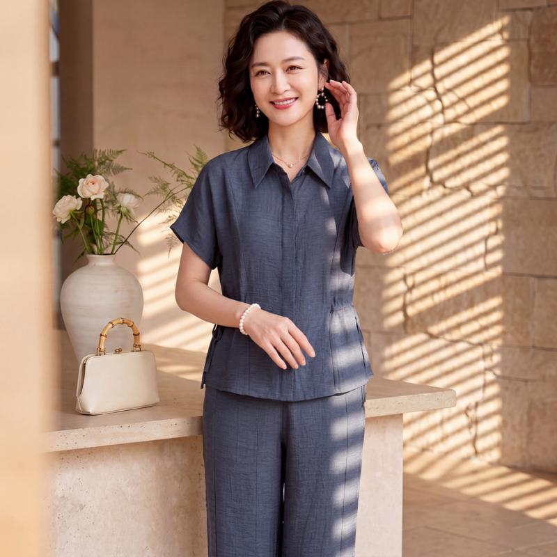 Datang Madam Women's Summer Two-Piece Suit