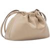 New CALVIN KLEIN SS25 Blended Material Shoulder Bag Medium Women's Khaki 4K3060G-PBF