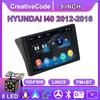 Car Radio Multimedia MP5 Player Head Unit Stereo BT For HYUNDAI I40 2012-2016