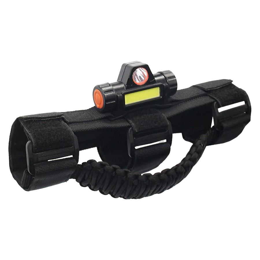 1x Roll Bar Grab Handles with Dome Light For Jeep Wrangler YJ TJ JK JL 1945-2021