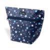 COLORFUL CANDY STYLE Deodorizing Diaper Pouch Diaper Pouch Tote Brilliant Navy & (Drawstring Type) 2-Piece Set, Star, Blue, B8001800-BTR