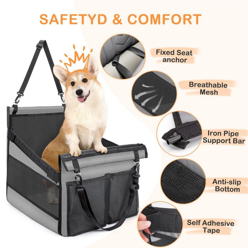 Dog Bed For Car Waterproof Portable Carrier Pet Car Seats For Small Medium Dogs For Small Medium Kitten All Breeds Travel