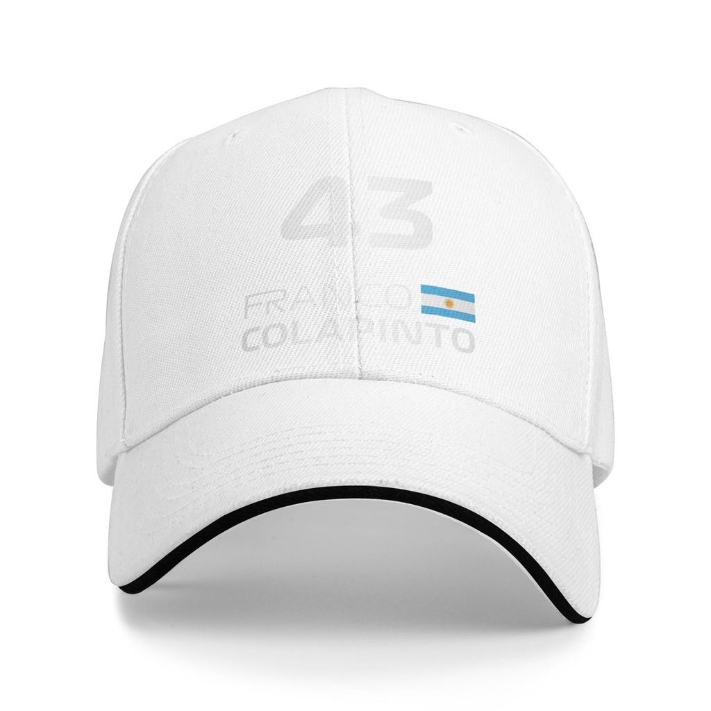 Cappellino da Baseball Estivo Uomo Racing Colapinto Franco FC43 Sole Cappelli Hip Hop Logo Personalizzato Regolabile Casual Escursionismo Pesca Cappellino Snapback