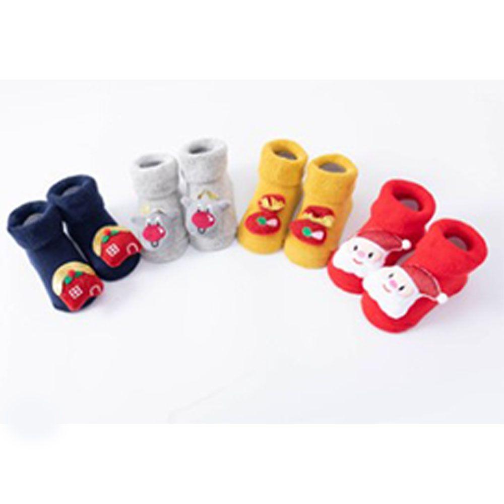 

Одежда, зимнее шерстяное кольцо с дозатором клея, детские нескользящие носки