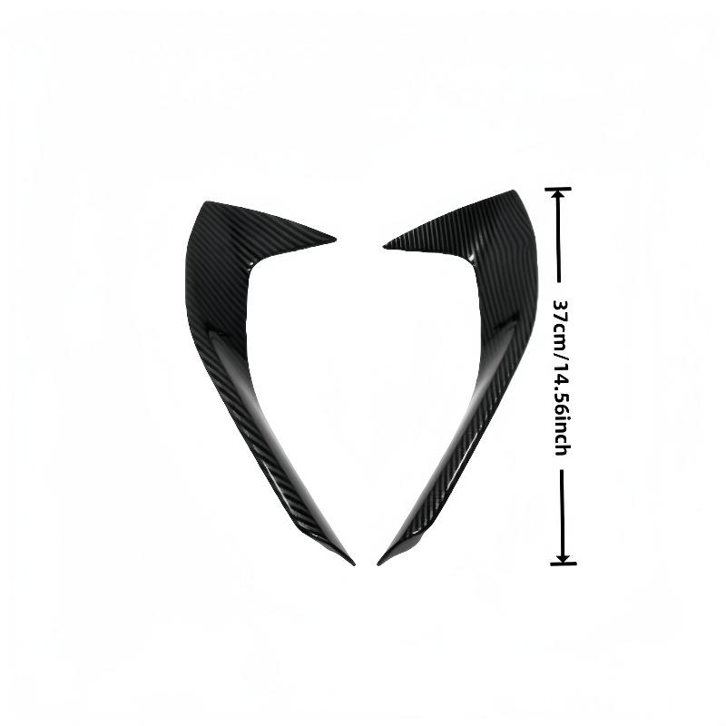 For Front Fog Light Eyebrow Trim For Peugeot 4008,Fog Lamp Eyelid Decor Bezel Cover,Sporty Modified Exterior Accessories, ABS Anti-Scratch Wear