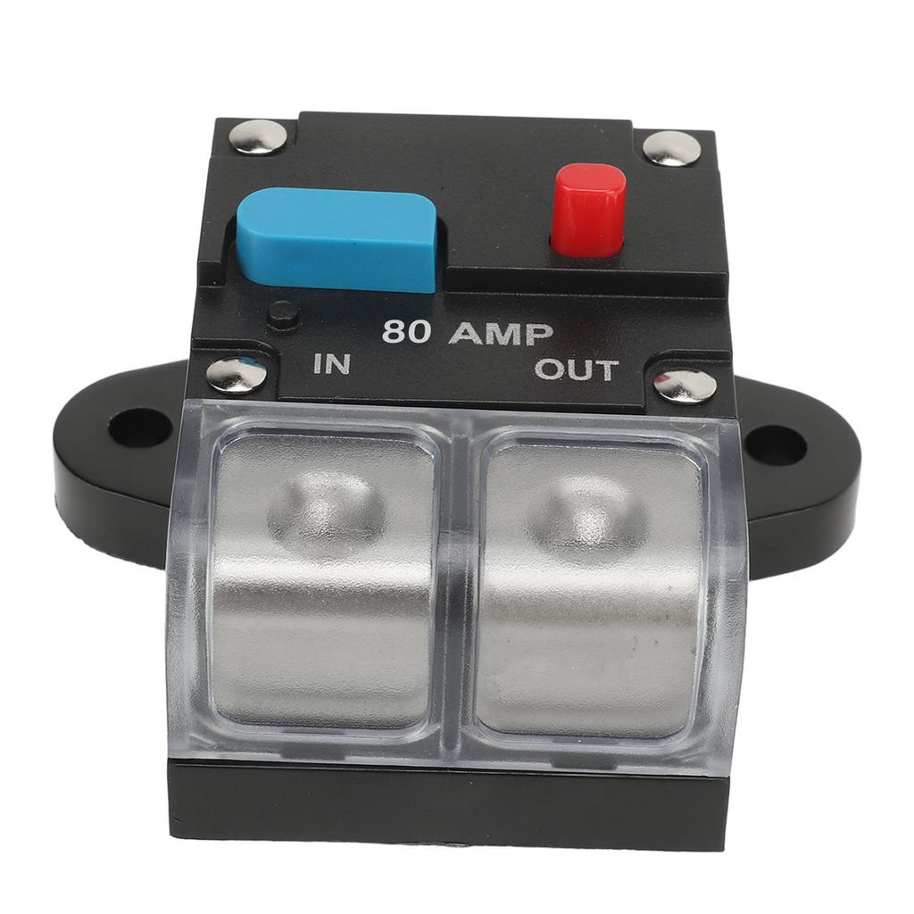 DC24V Circuit Breaker with Manual Reset Switch Short Circuit Protection for Car Boat Ships RV