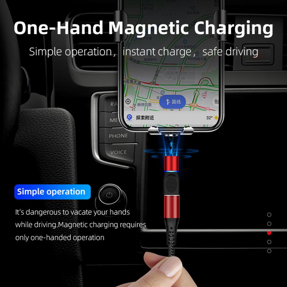 USB Type C Magnetic Adapter 360 Degrees Rotating Magnetic Phone Cable Adapter Connector