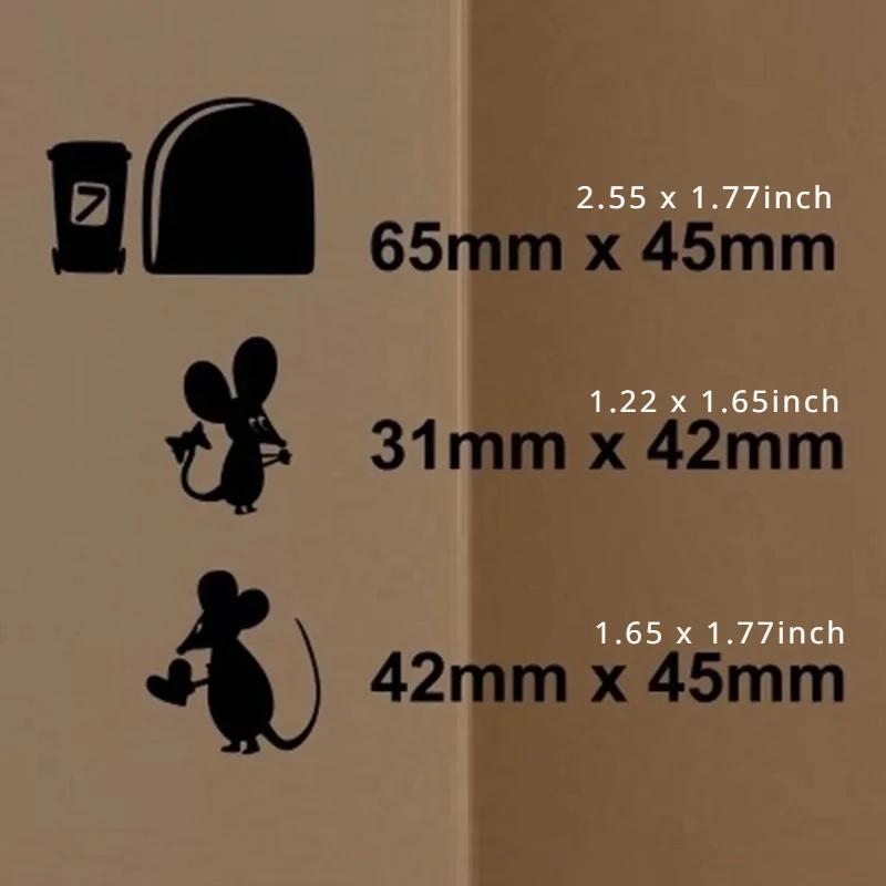 New Mouse Hole Series Wall Stickers Living Room Sofa Background Environmental Protection Decorate Creative Animals Wall Stickers