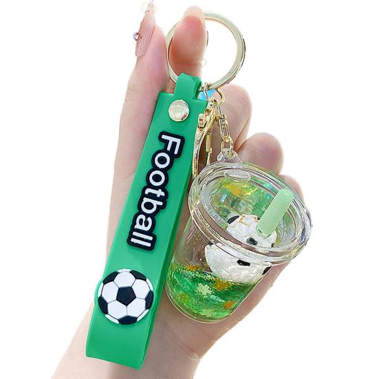 Football Keychain Pendant, 2026 Soccer Game Themed Key Chain, Flexible Strap Football Match Key Ring for Cars Party