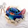 Disney Stitch,Alien,Cartoon Manual Opening and Closing Umbrella, 8-Rib Reinforced Folding Design, Lightweight