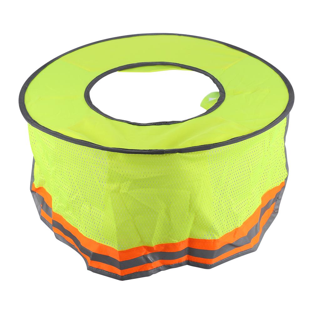 Prevent Bask Protective Gear Helmet Sun Shade Cover Hard Hat Neck Shield Reflective Stripe