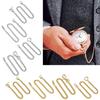 Pocket Watch Chain Gold Silver Color Pocket Watches Chains Replacement Chain for Antique Quartz Vintage Watch Alloy