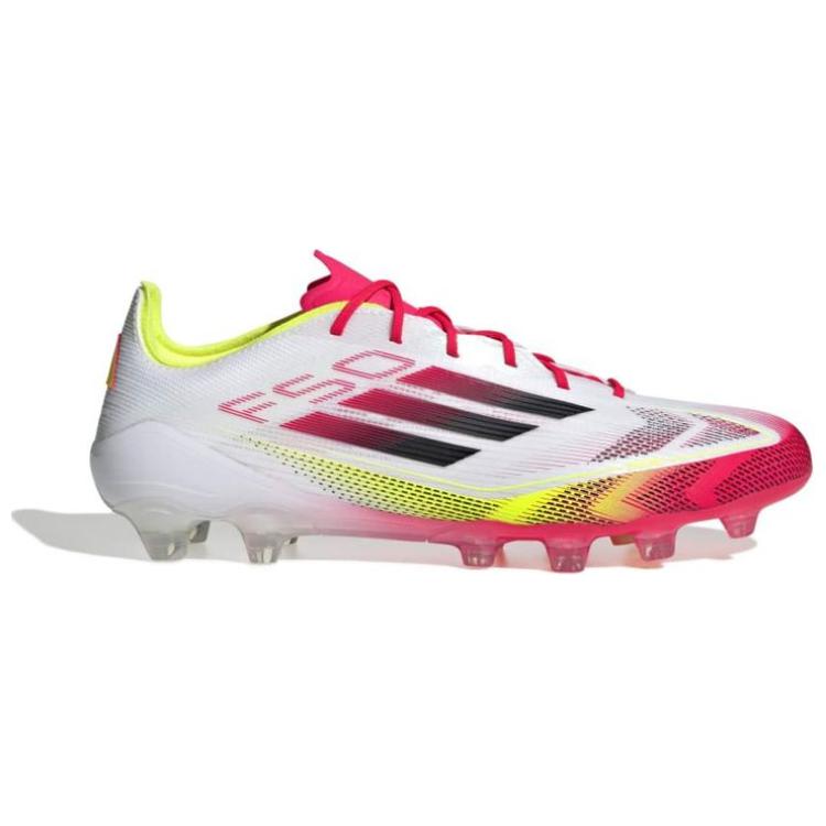 New Adidas F50 ELITE Soccer Shoes Unisex Low top White Black Yellow IE1282