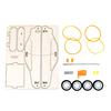 1 Set Car Science Double Power Rubber Band DIY Toy Handmade Accessories Creativity & Hands-on Skills Training