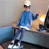 Girls' High-Waisted Shark Leggings - Spring/Autumn Korean Style Yoga Pants for Kids