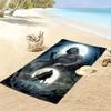 Name Custom Moonknight Print Beach Towel, Large Soft Quick Dry Towel for Beach Camping Swimming