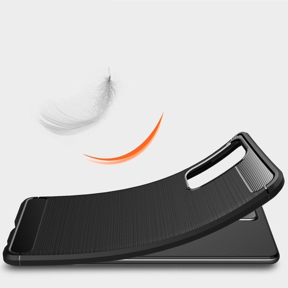 Case for Samsung Galaxy A72 5G / A72 LTE, Karbon, black