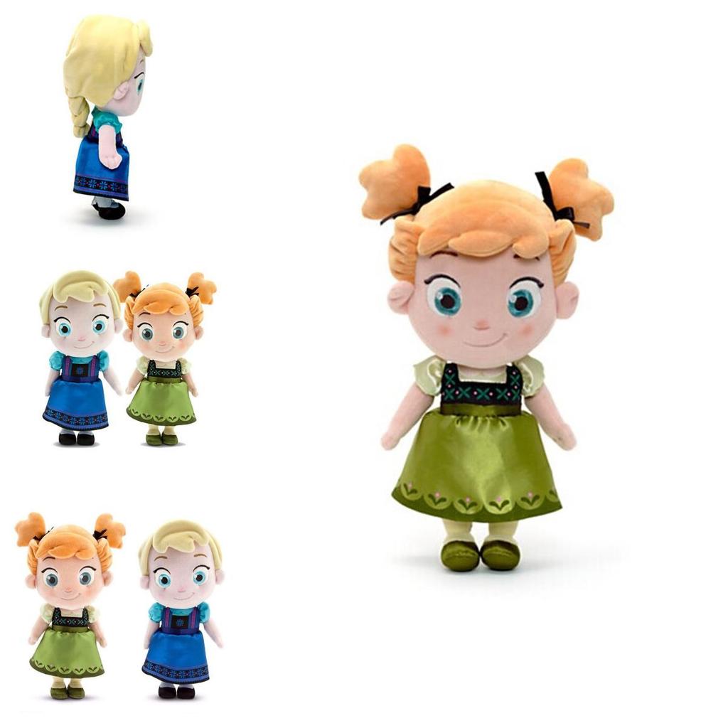 Frozen 12" Toys Toddler Elsa Anna Soft Plush Princess Doll For Cuddly Comfort