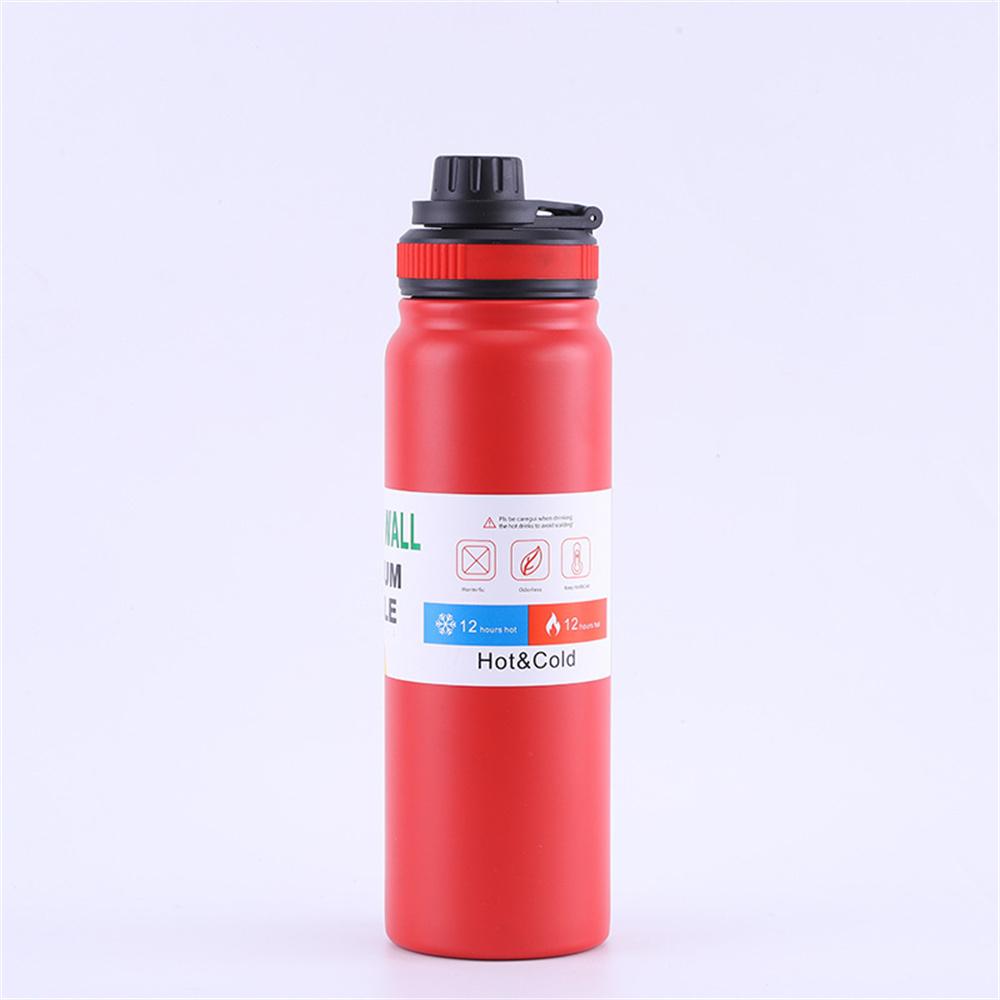 600ML/800ML Lauko termosas Nešiojamas virdulys Vandens butelis su arbatos filtru 304 nerūdijančio plieno termo puodelis Nepraleidžianti kolba Sportui