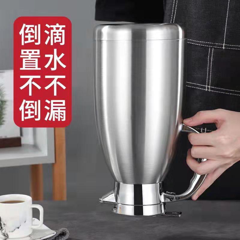 Thickened 304 Stainless Steel Insulated Thermos Flask - Large Capacity Vacuum Hot Water Bottle for Home Use