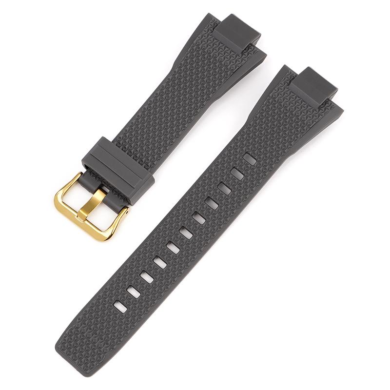 Watch Accessories For Casio G-SHOCK GST-B400 Series Resin Strap Men's Sports Waterproof Rubber Replacement Watchband Bracelet