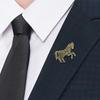 Intricate Chinese Horse Designs Metal Pin Artistics Hollow Craftsmanship Stylish Outfit Enhancer
