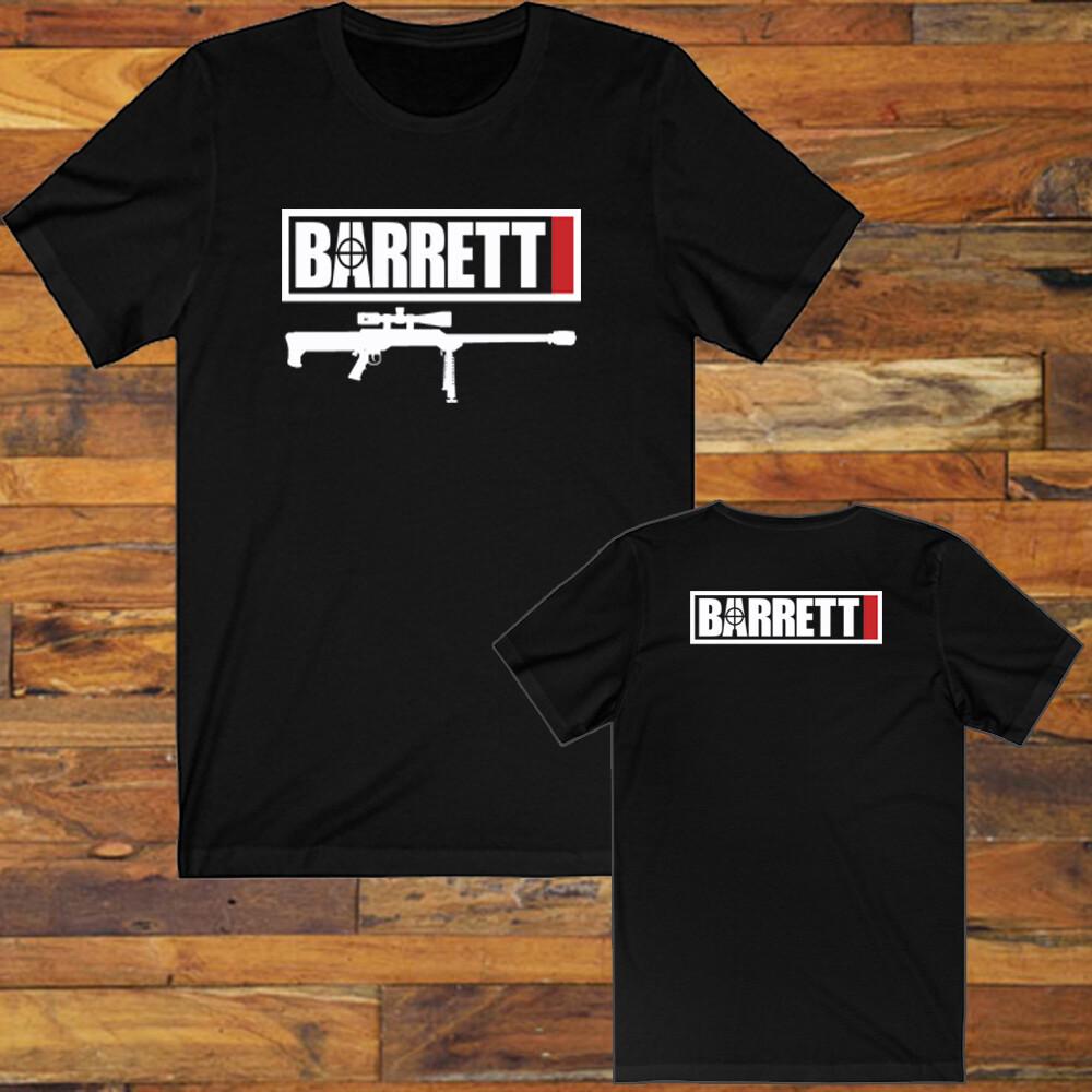 BARRETT Ammunition Guns Firearms Symbol Men s Black T-Shirt S-5XL Unisex T-Shirt XXXL