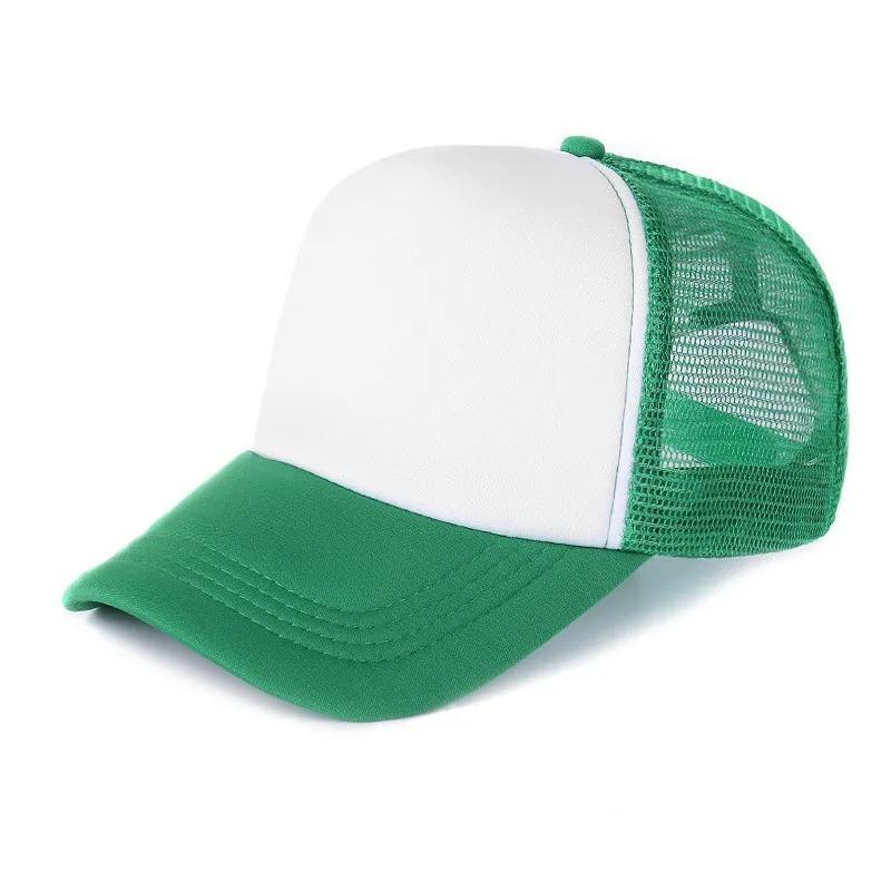 Unisex Cheaper 5 Panel Trucker Hat For Adult Summer Net Baseball Cap Men Women For Him Her Blank Mesh Adjustable Sun Hat Visor