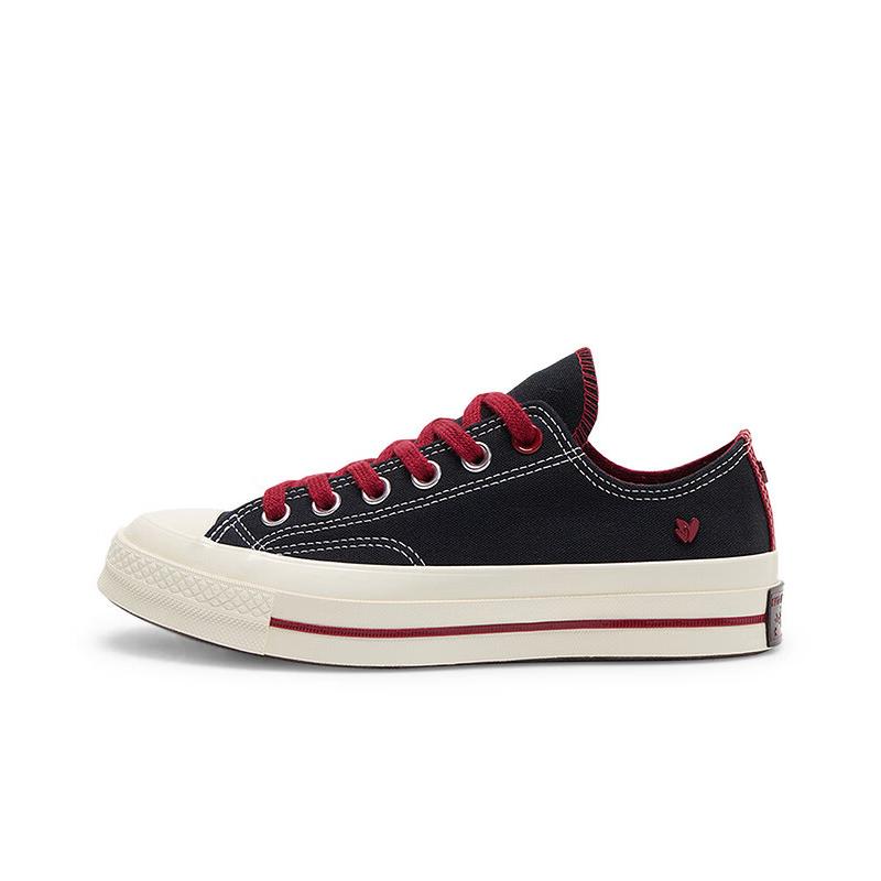 Converse Chuck 70 Comfortable Versatile Durable Low-Top Canvas Shoes Unisex Sneakers Black A16577C