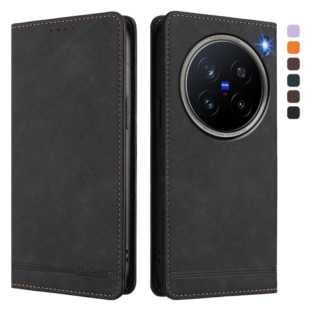 Luxus Leder Klapphülle Für Vivo X300 X300 Pro X200 Pro Mini X200 Ultra X200S X200 FE Mode Brieftasche Ständerhülle Funda