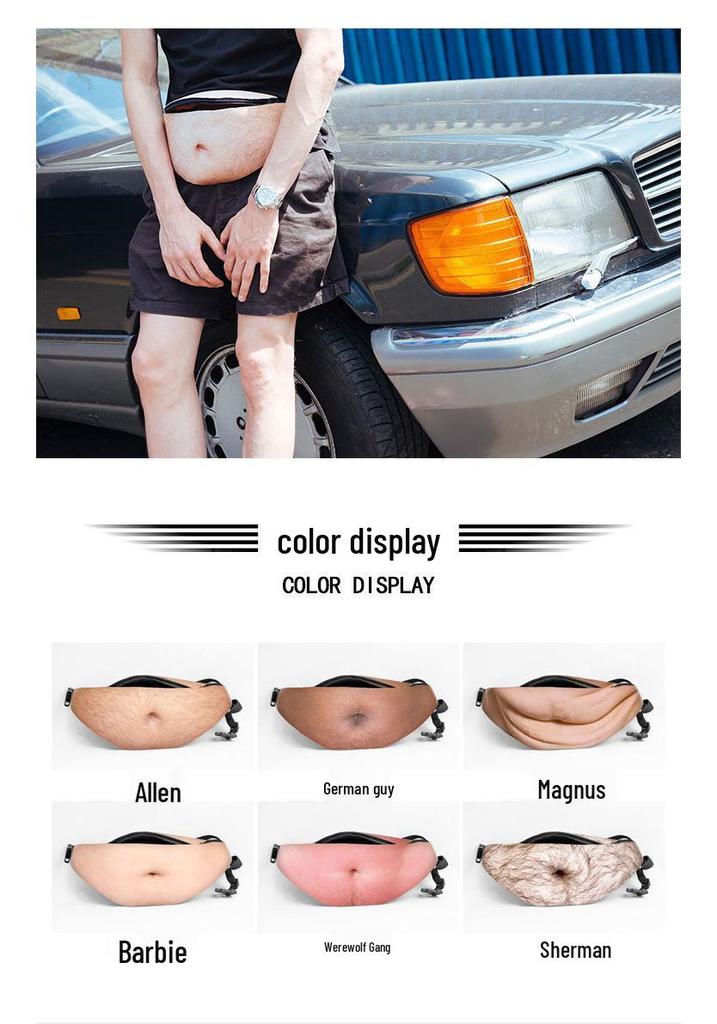 Outdoor Big Belly Waist Bag - Beer Belly Coin Purse Anti-harassment Trendy Essential