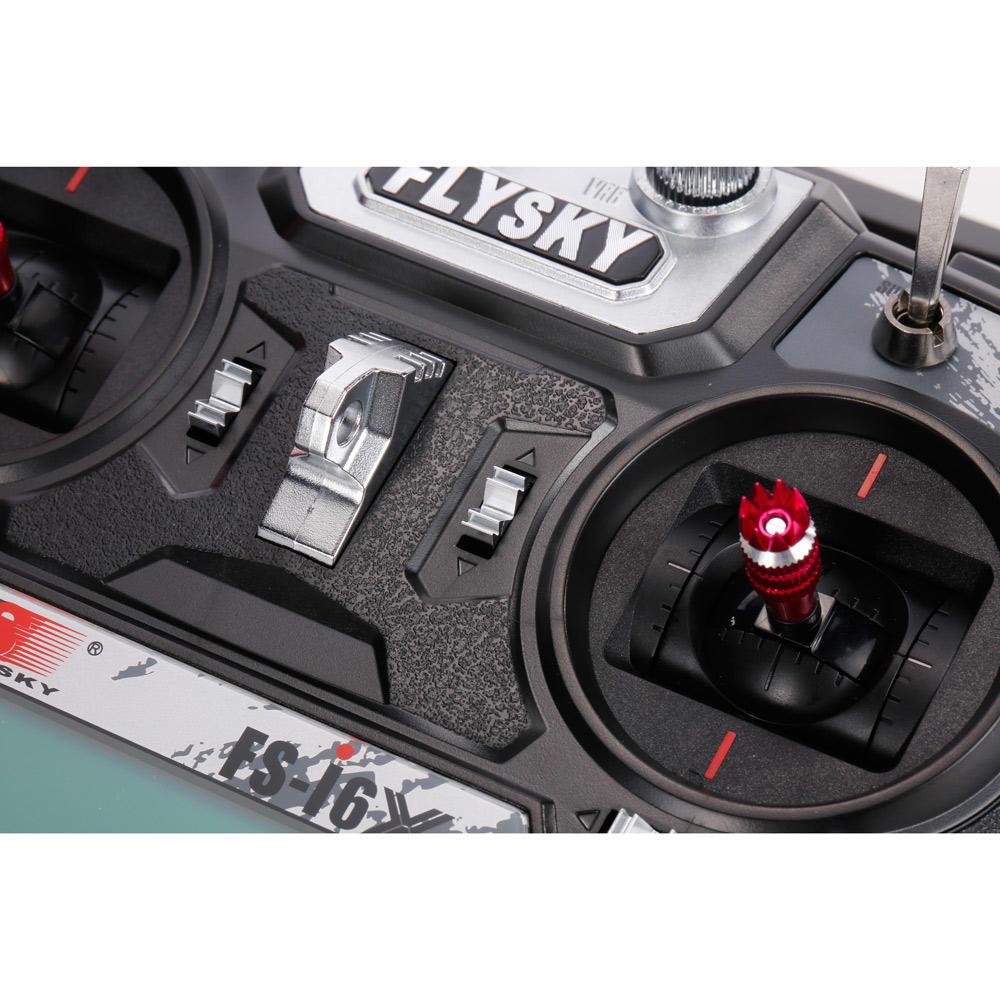 Trasmettitore RC Flysky FS i6X 2,4 GHz 10CH AFHDS 2A con Ricevitore FS iA6B per Aereo Elicottero RC