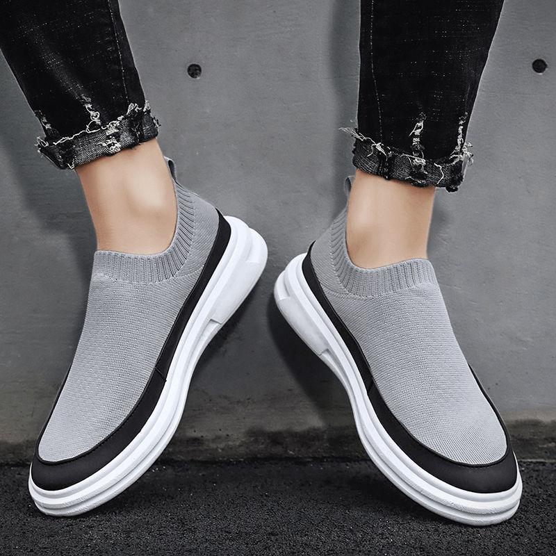 Slip-on Man Shoe Gray Summer Footwear Offer Classic Original Walking Sneakers Designer Luxury Comfortable Casual Shoes for Men