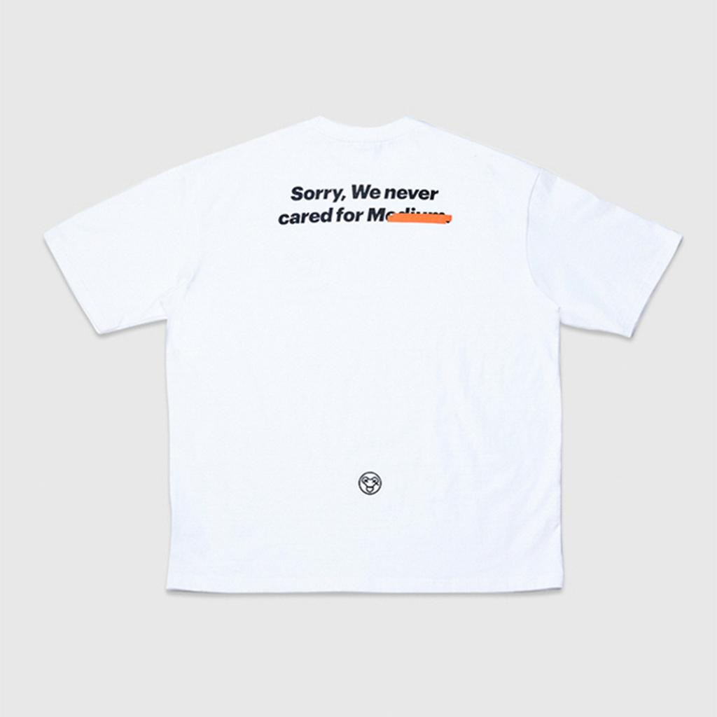 BOOVOOM [Big Size] Ma Overfit Tee White
