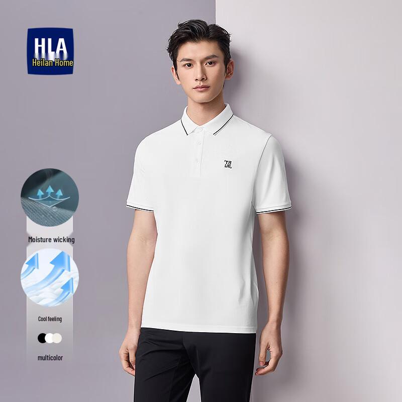 HLA Men s Short Sleeve Moisture-Wicking Polo Shirt 2XL