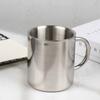 Double Wall 304 Stainless Steel Coffee Mug Without Lid Portable Cup Travel Tumbler Jug Children'S Milk Tea Cups Office Water Mug