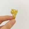 New Gold Store Same Style Men'S Open End Ring With Adjustable Faucet Beautiful Gift Jewelry9999 24K Real Gold
