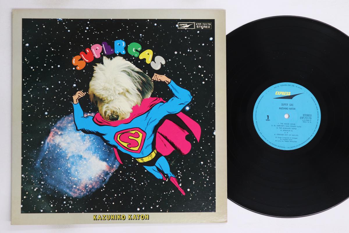 

LP Record KAZUHIKO KATO - Super Gas ETP72179 EXPRESS 1976 Japan Japanese Pop/Rock Used
