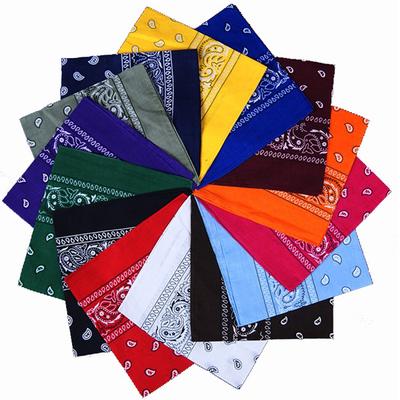1PC Handkerchief Outdoor Headband Women Men Paisley Print Cycling Cotton Square Scarf HipHop Hair Mask Multiple Options Available