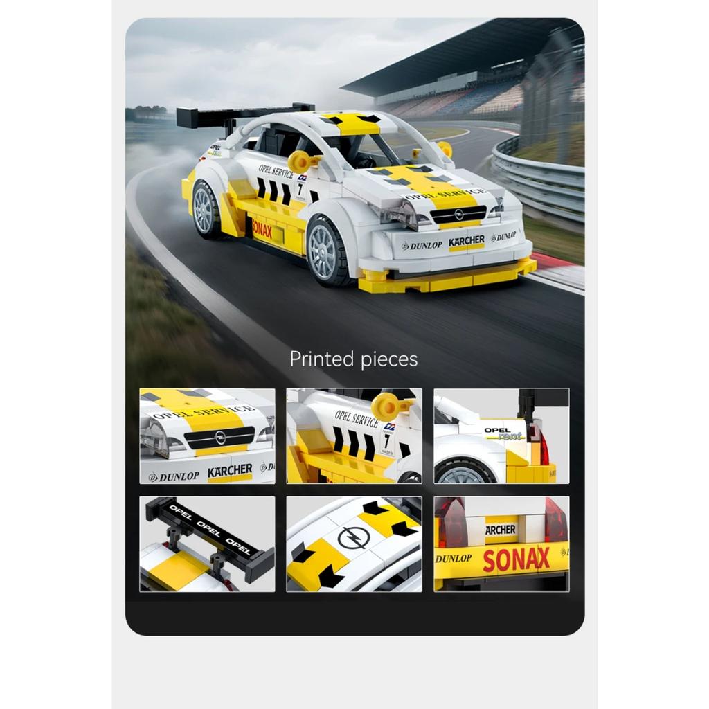 Officially Licensed 1/24 Building Block Car Set / Rally Car / Classic Retro Car / Supercar / Off-Road Vehicle / Opel