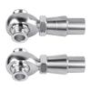 2pcs Heim Joint Rod End Kit 3/4 Inch Heim Joint Rod Right and Left Thread Suspension Steering Joints with Spacer