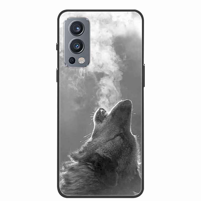 Black Silicone Case For OnePlus Nord 2 5G Phone Case Cover Soft Funda For One Plus OnePlus Nord 2 Back Cover Case 1+Nord 2 Nord2