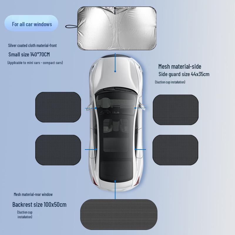 Car Windshield Sunshade: Heat Insulation & Interior Cooling Shield