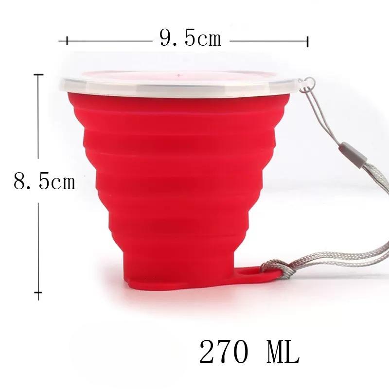 Silicone Folding Cup Travel Mini Lightweight Hotel Hotel Mouthwash Cup Retractable Travel Compression Folding Bowl
