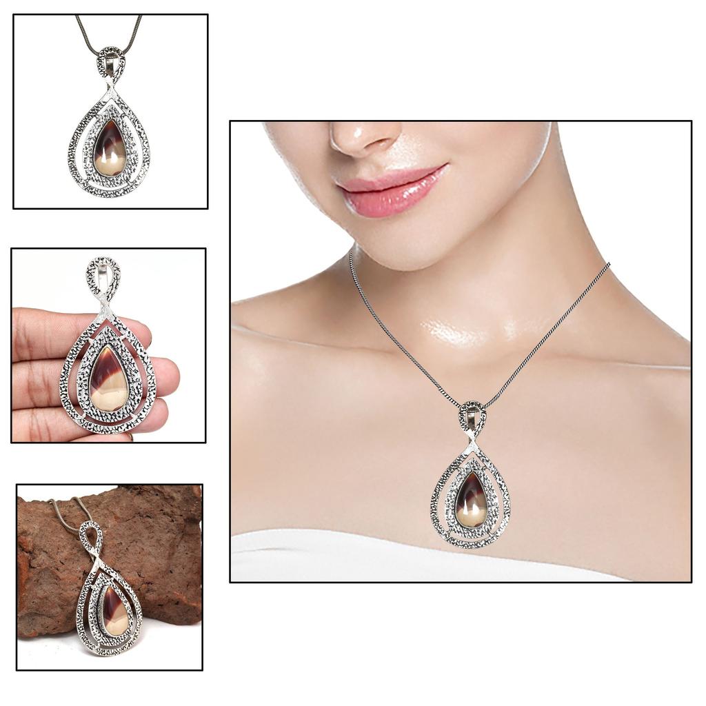 Wild Horse Jasper Silver Jewelry Gemstone 2.25"  Pendants Handmade Pendant