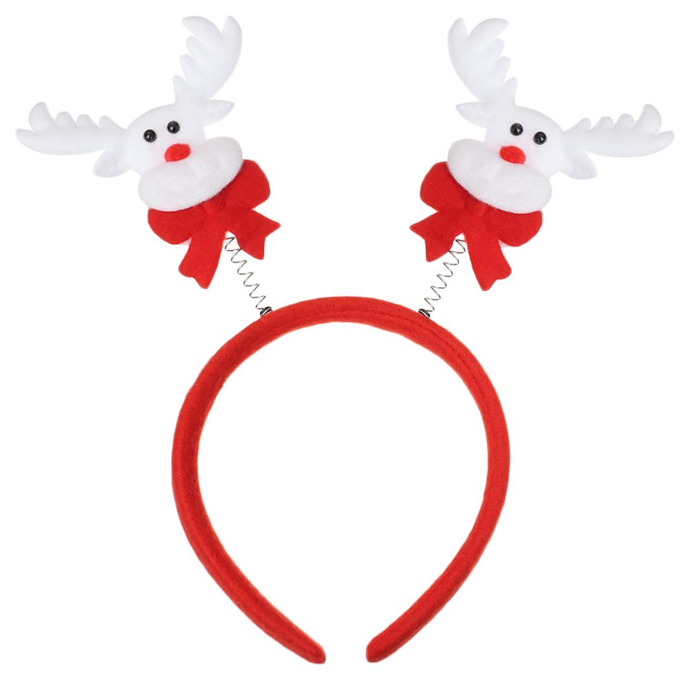 Masquerade Antlers Santa Claus Hair Accessories Christmas Decorations Reindeer Headwear Xmas Hairband Christmas Headbands