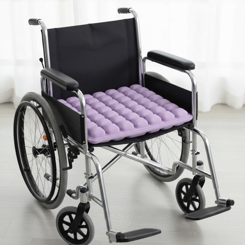 Portable 3D Air Cell Seat Cushion Square Breathable Inflatable Cushion Lightweight High Rebound Chair Pad Office