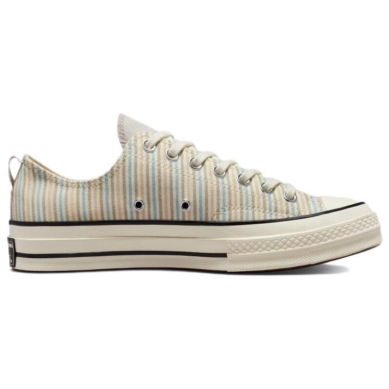 Converse Chuck 70 Low Pecan Stripes Unisex Sneakers Multi-Color Beige A02293C